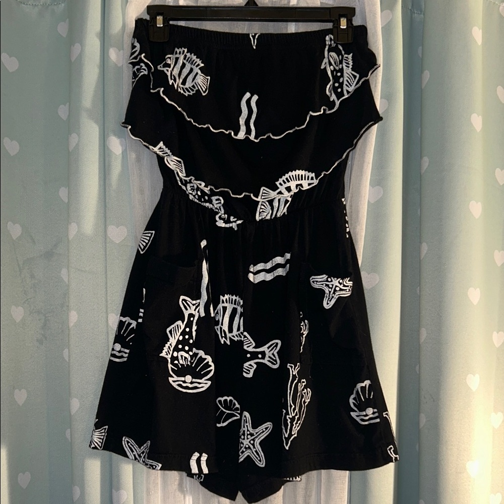 Vintage Gloria’s Fashions Size M Sleeveless Romper